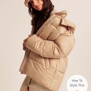 Abercrombie & Fitch oversized puffer